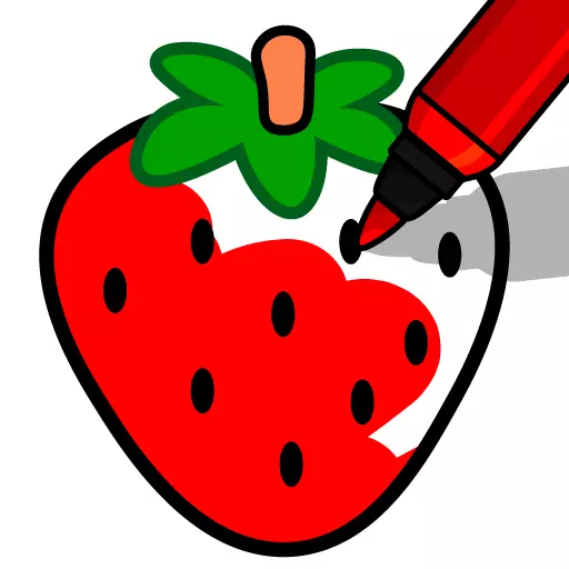 Fruits Coloring- Food Coloring